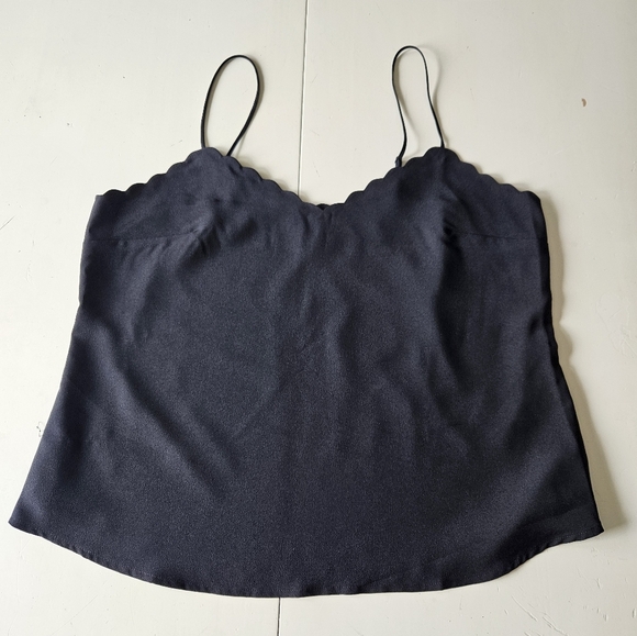 NWOT J.Crew Factory Scalloped Trim Cami - Picture 4 of 9